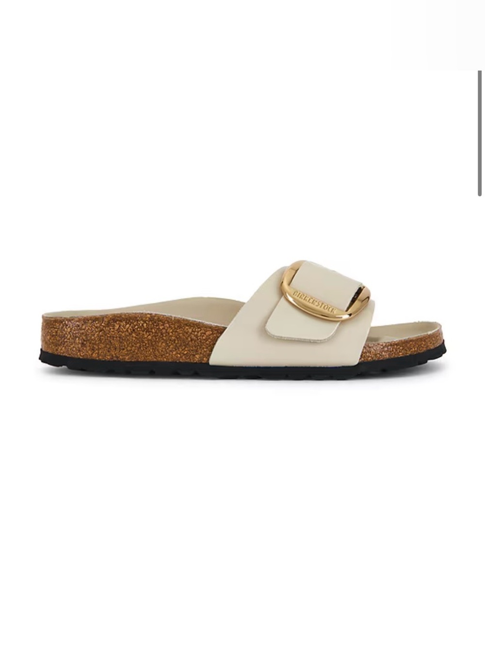 NWOT Birkenstock Big Buckle Madrid (Oyster, Size 40)